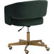 Claren Deep Green Sky Office Chair